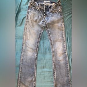 Stetson “Hollywood” Jeans, Ladies, Bootcut, Size 2, Factory Distressed